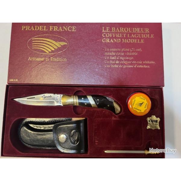 COFFRET COUTEAU PRADEL ETUI + ACCESSOIRES