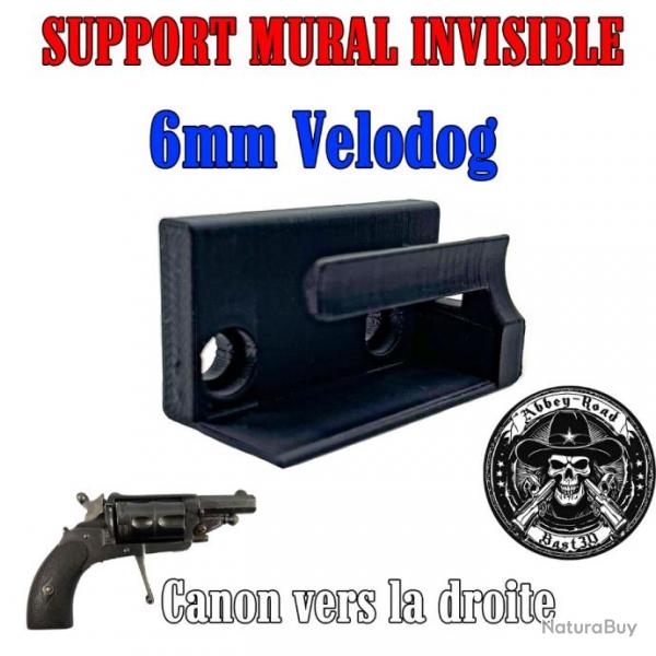 Support mural invisible pour Velodog - Canon vers la droite - Bast3d