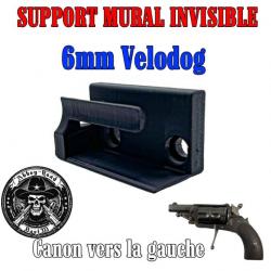 Support mural invisible pour Velodog - Canon vers la gauche - Bast3d