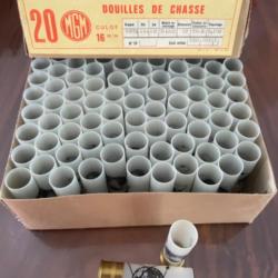 Lot de 100 douilles de chasse calibre 20