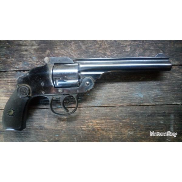 HARRINGTON & RICHARDSON TOP BREAK  DOUBLE ACTION HAMMERLESS 38 S&W