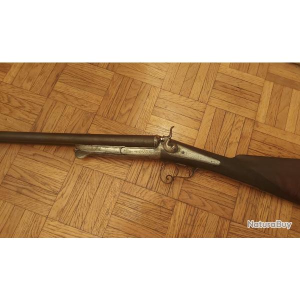 Fusil cal 16 fonctionnelle belle gravures