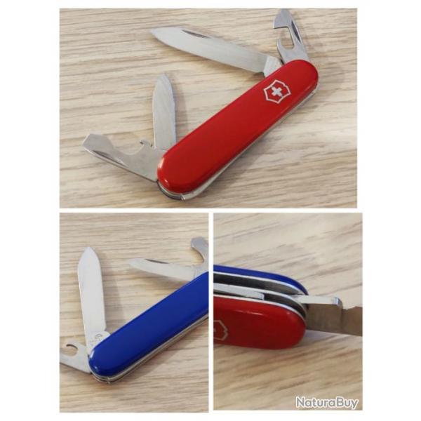 Victorinox couteau Suisse Recruit Rouge Bleu