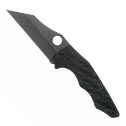 Couteau "YoJumbo", Finition DLC noir [Spyderco]