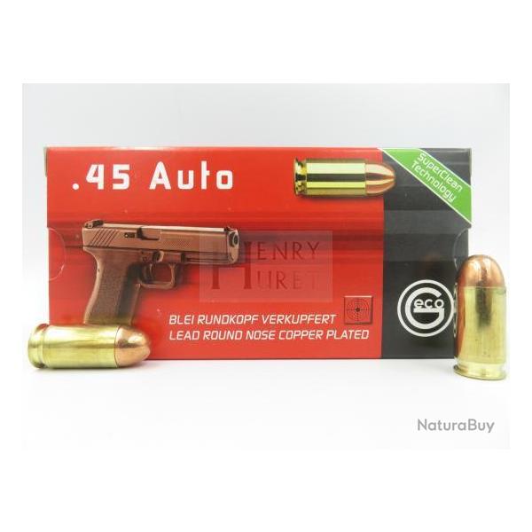 GECO 45ACP PLOMB CUIVRE X50