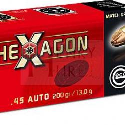 GECO 45ACP HEXAGON 200GR X50