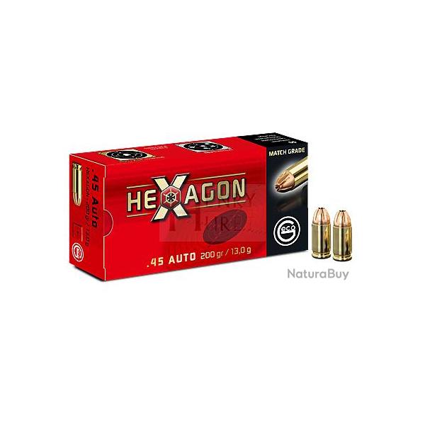 GECO 45ACP HEXAGON 200GR X50