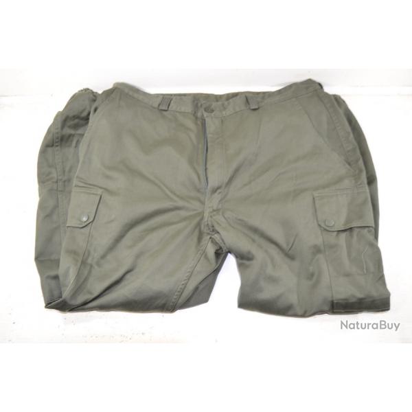 Pantalon de treillis Arme Franaise Rglementaire, SATIN 300 vert, Paul boy Sete taille 100M 1991