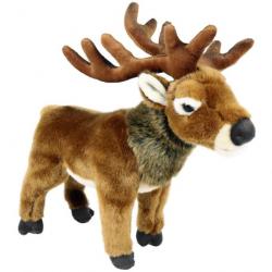 Peluche cerf marron 32cm