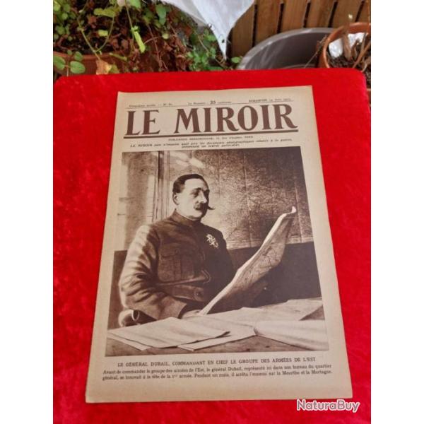 Journal le MIROIR numro 81 WW1. Militaria