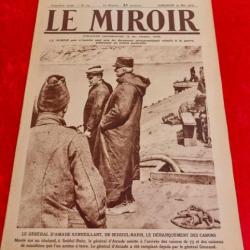 Journal le MIROIR numéro 79 WW1. Militaria.