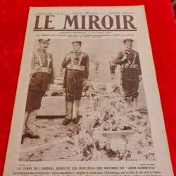 Journal le MIROIR numéro 77 WW1. Militaria.