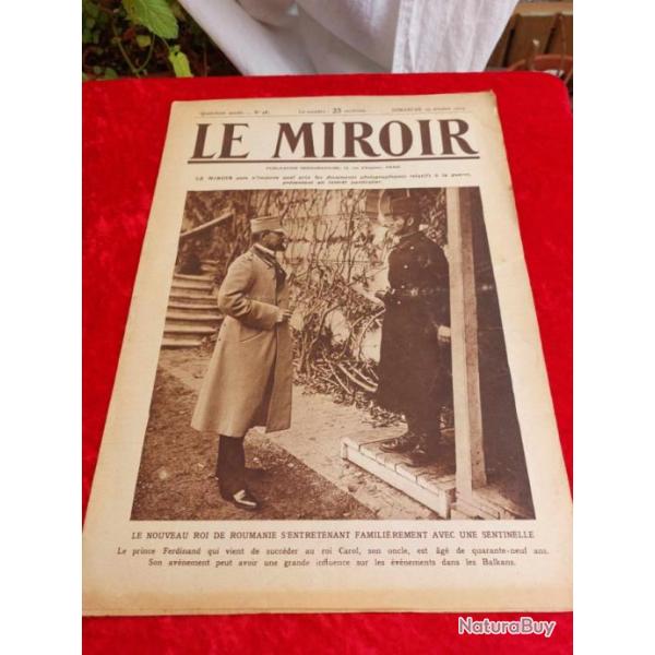 Journal le MIROIR numro 48 WW1. Militaria