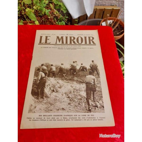 Journal le MIROIR numro 53 WW1. Militaria