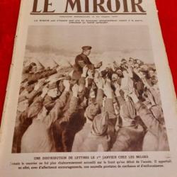 Journal le MIROIR numéro 60 WW1. Militaria.