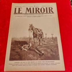 Journal le MIROIR numéro 61 WW1. Militaria.