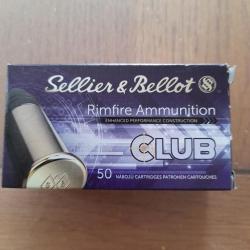 9 boites de sellier bellot club 22 LR