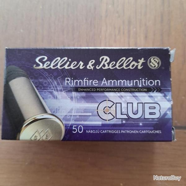 9 boites de sellier bellot club 22 LR