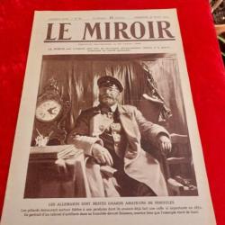 Journal le MIROIR numéro 66 WW1. Militaria.