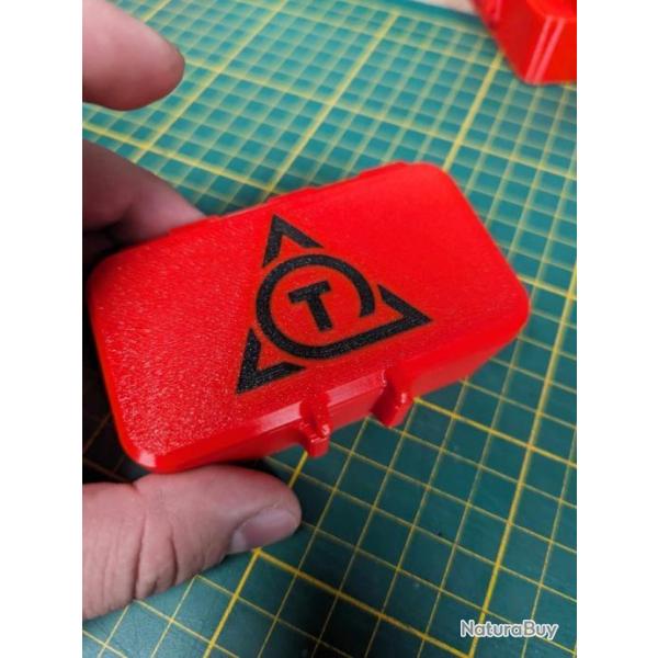 Boite de rangement pour munition 22lr avec custom logo TOZ - Impression 3D