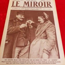 Journal le MIROIR numéro 72 WW1. Militaria.