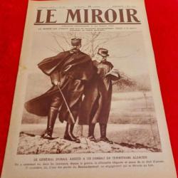 Journal le MIROIR numéro 75 WW1. Militaria.