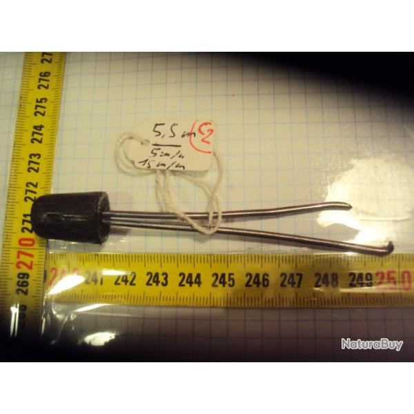 Frule  ou (Embout bouchon) canne fusils  5.5  mm ( 22 )  . Conforme model d'origine.