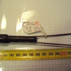 Férule  ou (Embout bouchon) canne fusils  12 mm  . Conforme model d'origine.                     (A)