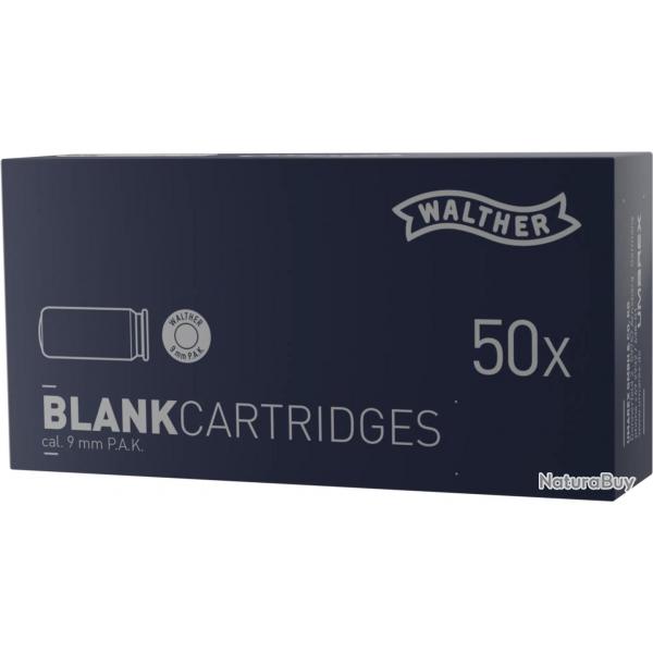 WALTHER UMAREX 9MM A BLANC PA X50