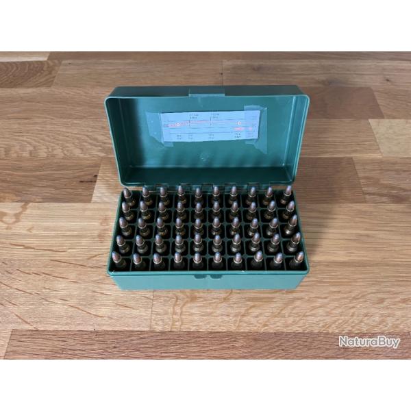 50 munitions SELLIER & BELLOT 222 SP + boite  munition