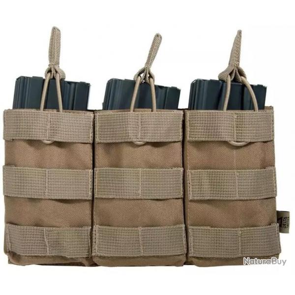 PORTE CHARGEURS TRIPLE M4 TAN DELTA TACTICS