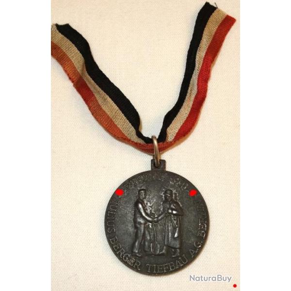 MEDAILLE ALLEMANDE du IIIme REICH.  /8615