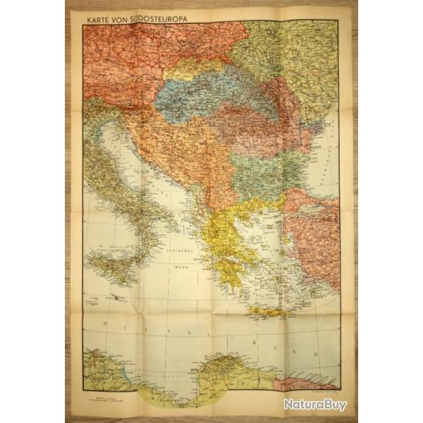 CARTE ALLEMANDE de la WEHRMACHT /SECONDE GUERRE.  /8601