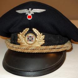 CASQUETTE ALLEMANDE de KRIEGSMARINE KYFFHAUSER du IIIème REICH.  /8622