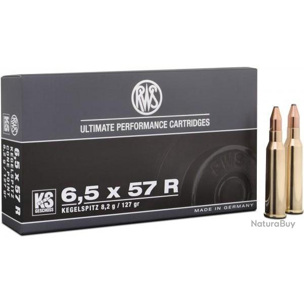 KS 6.5X57R 127GR 8.2G