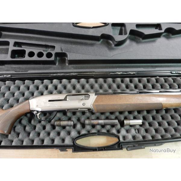 FUSIL SEMI AUTOMATIQUE BROWNING MAXUS CAL 12/76 CANON 71 CM OCCASION BON ETAT