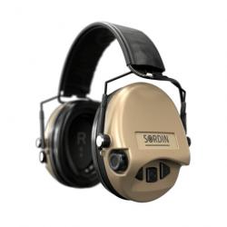 Casque anti bruit Sordin supreme mil aux SFA slim sable