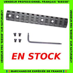 Rail montage fixe PICATINNY 21 mm AVEC VIS pour Remington 4 6 74 76 750 7400 7500 7600 7615 Savage67