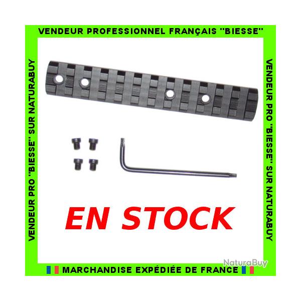 Rail montage fixe PICATINNY 21 mm AVEC VIS pour Remington 4 6 74 76 750 7400 7500 7600 7615 Savage67