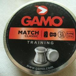 900 Plombs GAMO "Match Classic" Calibre 4.5