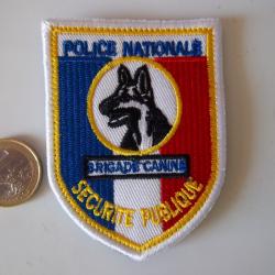 écusson collection brigade canine sécurité publique insigne tissu