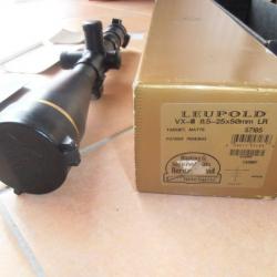 Lunette LEUPOLD  Vari X III  8.5-25x50 LR Boone and Crockett Long Range Target Varmint
