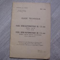 Manuel  guide technique pour FSA 1949 56 et 1945 56 MSE