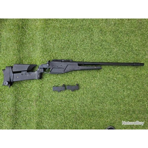 Fusil Sniper airsoft R93 LRS1 Blaser noir + 2 chargeurs (+lunette selon condition)