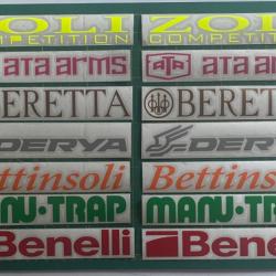 Stickers autocollant pour Canons crosse, malettes, toutes marques dispo !!! Coloris au choix