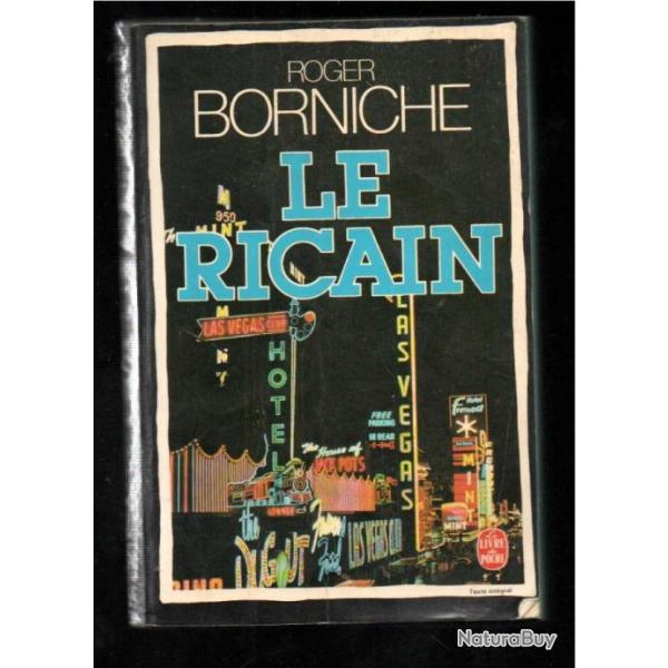 Le ricain, roger borniche. livre de poche