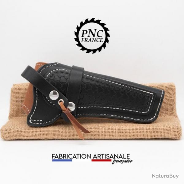 PNC FRANCE - Holster / Etuis Remington 1858 Sheriff, ou modle similaire. Estamp, Noir