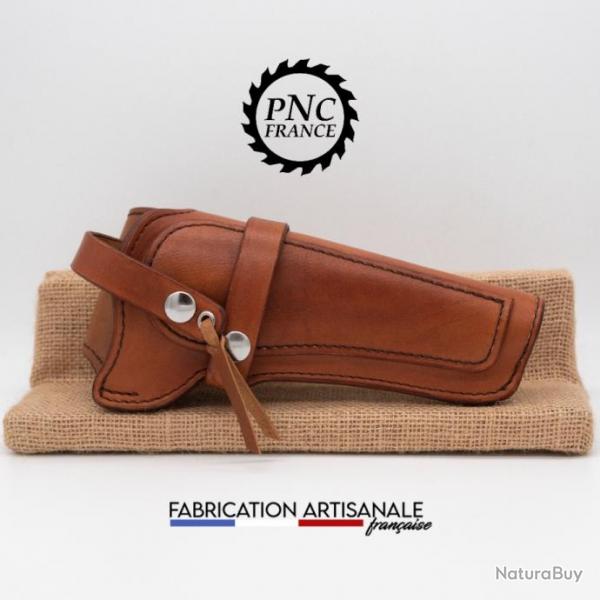 PNC FRANCE - Holster / Etuis Remington 1858 Sheriff, ou modle similaire. Marron Marbr