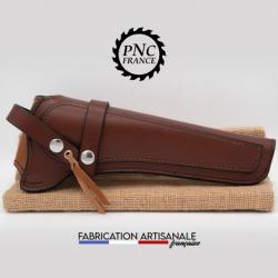 PNC FRANCE - Holster / Etuis Remington 1858 New Model Army, ou modèle similaire. Marron