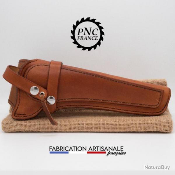 PNC FRANCE - Holster / Etuis Remington 1858 New Model Army, ou modle similaire. Marron Marbr